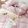 Fleece Unicorn Bed Set
